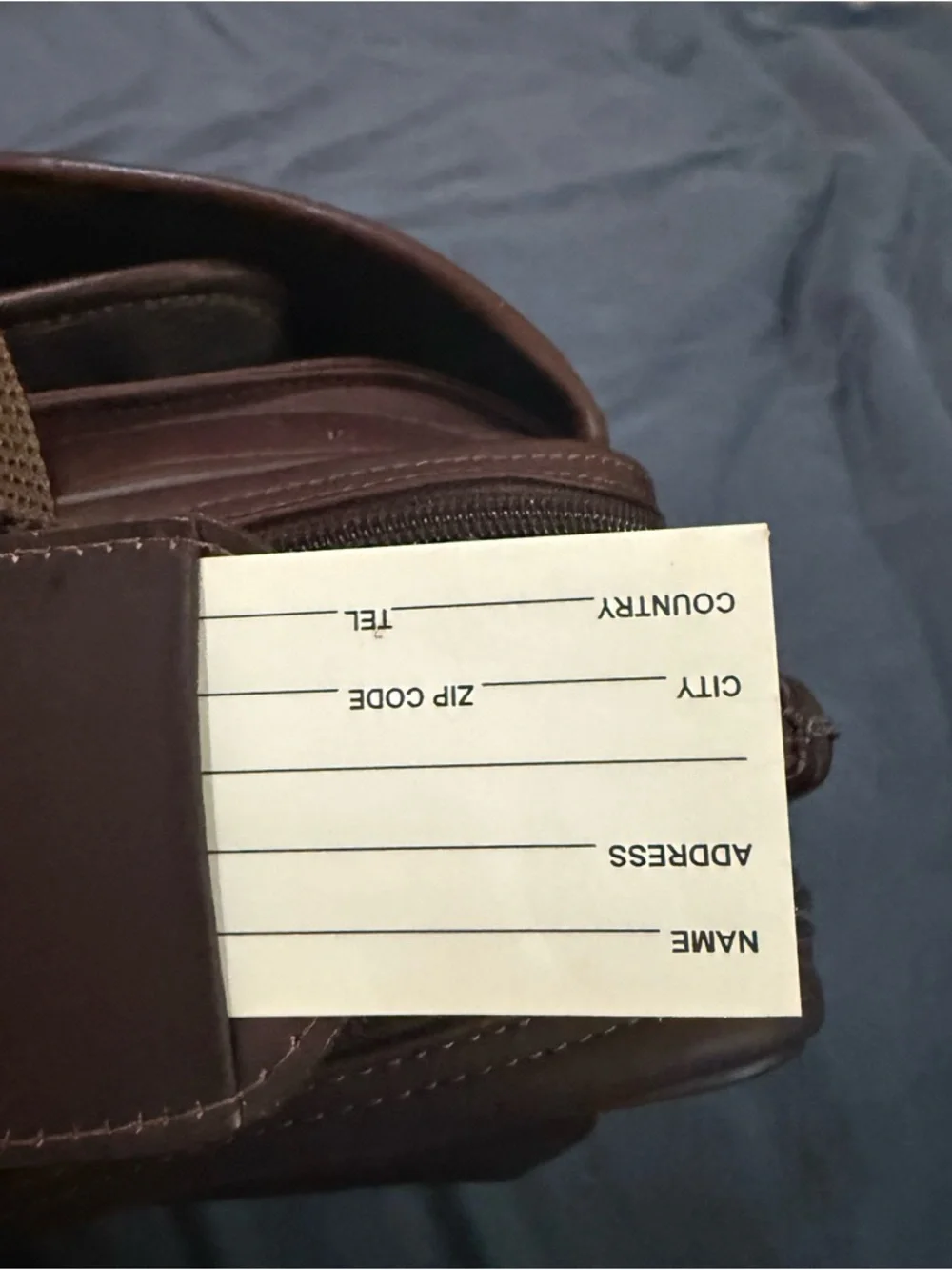 Avenues Classic Brown Leather Messenger Bag NWOT